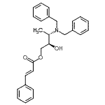 CAS#: 871948-92-4, (2R,3S)-3-(Dibenzylamino)-2-hydroxybutyl (2E)-3-phenylacrylate