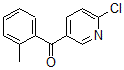 CAS#: 872088-10-3, (6-Chloro-3-Pyridinyl)(2-Methylphenyl)-Methanone