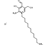 CAS#: 87251-90-9, 1-Dodecyl-4-formyl-3-hydroxy-5-(hydroxymethyl)-2-methylpyridinium chloride