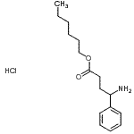 CAS 登录号：87253-02-9， 己基4-氨基-4-苯基丁酸酯盐酸盐(1:1)