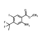 CAS#: 872624-52-7, methyl 2-amino-5-iodo-4-(trifluoromethyl)benzoate