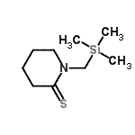 CAS 登录号：87281-40-1， 1-[(三甲基硅烷基)甲基]-2-哌啶硫酮