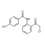 CAS 登录号：872967-36-7， N-[2-(氯乙酰基)苯基]-4-羟基苯甲酰胺