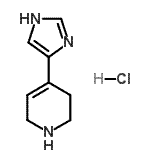 CAS#: 873551-16-7, 4-(1H-Imidazol-4-yl)-1,2,3,6-tetrahydropyridine hydrochloride (1:1)