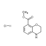 CAS#: 873862-33-0, Methyl 3,4-dihydro-2H-1,4-benzoxazine-8-carboxylate hydrochloride (1:1)