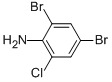 CAS 登录号：874-18-0， 2-氯-4,6-二溴苯胺