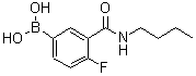 CAS 登录号：874219-23-5， [3-(丁基氨基甲酰)-4-氟苯基]硼酸