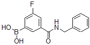 CAS 登录号：874219-41-7， B-[3-氟-5-[[(苯基甲基)氨基]羰基]苯基]-硼酸