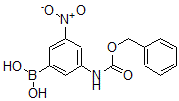 CAS 登录号:874219-56-4, (3-硼酸基-5-硝基苯基)-氨基甲酸 1-苄基酯