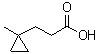 CAS 登录号：87433-66-7， 3-(1-甲基环丙基)丙酸