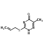 CAS#: 87450-64-4, 3-(Allylsulfanyl)-6-methyl-1,2,4-triazin-5(2H)-one