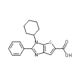 CAS#: 874571-87-6, 3-Cyclohexyl-2-phenyl-3H-thieno[2,3-d]imidazole-5-carboxylic acid