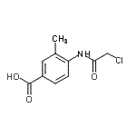 CAS#: 874590-15-5, 4-[(2-chloroacetyl)amino]-3-methyl-benzoic acid