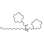 CAS#: 87505-87-1, Bis(1,4,7,10,13-pentaoxacyclopentadecan-2-ylmethyl) dodecyl(methyl)malonate