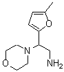 CAS 登录号：875160-04-6， 2-(5-甲基-2-呋喃基)-2-(4-吗啉基)乙胺