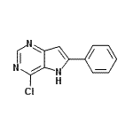 CAS#: 875340-50-4, 4-Chloro-6-phenyl-5H-pyrrolo[3,2-d]pyrimidine