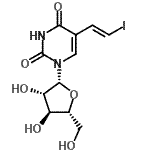 CAS 登录号：87535-95-3， 1-(beta-D-阿拉伯呋喃糖基)-5-[(E)-2-碘乙烯基]-2,4(1H,3H)-嘧啶二酮
