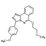 CAS#: 87540-60-1, 6-(2-Methoxyethoxy)-3-(4-methoxyphenyl)[1,2,4]triazolo[3,4-a]phthalazine