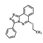 CAS#: 87540-64-5, 6-(Ethylsulfanyl)-3-phenyl[1,2,4]triazolo[3,4-a]phthalazine