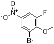 CAS 登录号：875664-36-1， 1-溴-3-氟-2-甲氧基-5-硝基苯