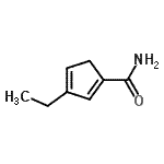 CAS#: 875826-22-5, 3-Ethyl-1,3-cyclopentadiene-1-carboxamide