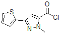 CAS 登录号：876316-45-9， 1-甲基-3-(2-噻吩基)-1H-吡唑-5-甲酰氯