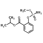 CAS 登录号：87647-71-0， 异丙基2-{[氨基(甲硫基)磷酰]氧基}苯甲酸酯
