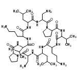CAS#: 87647-91-4, Cyclo(3-aminoalanylprolylvalylornithylleucyl-3-aminoalanylprolylvalylornithylleucyl)