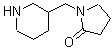 CAS 登录号：876709-32-9， 1-(3-哌啶基甲基)-2-吡咯烷酮
