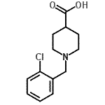 CAS#: 876715-85-4, 1-(2-Chlorobenzyl)-4-piperidinecarboxylic acid