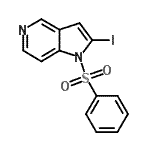 CAS#: 877060-44-1, 2-Iodo-1-(phenylsulfonyl)-1H-pyrrolo[3,2-c]pyridine