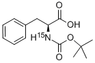 CAS 登录号：87713-13-1， 叔丁氧羰基-[15N]苯丙氨酸