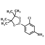 CAS#: 877160-63-9, 3-Chloro-4-(4,4,5,5-tetramethyl-1,3,2-dioxaborolan-2-yl)aniline
