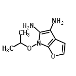 CAS 登录号：877397-11-0， 6-异丙氧基-6H-呋喃并[2,3-b]吡咯-4,5-二胺