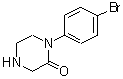 CAS 登录号：877679-22-6， 1-(4-溴苯基)哌嗪-2-酮