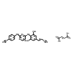 CAS#: 877817-88-4, 4-{[4-({4-[(E)-2-Cyanovinyl]-2,6-dimethylphenyl}amino)-2-pyrimidinyl]amino}benzonitrile (2E)-2-butenedioate (2:1)