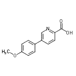 CAS#: 87789-69-3, 5-(4-methoxyphenyl)pyridine-2-carboxylic acid