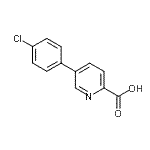 CAS 登录号：87789-85-3， 5-(4-氯苯基)吡啶-2-羧酸