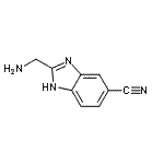 CAS#: 878025-51-5, 2-(Aminomethyl)-1H-benzimidazole-5-carbonitrile
