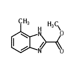 CAS#: 87836-36-0, Methyl 4-methyl-1H-benzimidazole-2-carboxylate