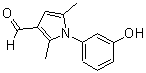 CAS 登录号：878424-24-9， 1-(3-羟基苯基)-2,5-二甲基-1H-吡咯-3-甲醛