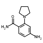 CAS#: 878620-22-5, 4-Amino-2-(1-pyrrolidinyl)benzamide