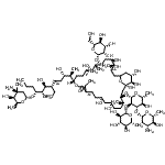 CAS 登录号：87912-51-4， (1R,3R,4S,7R,9S,11E,15S,17E,19S,20R,21S,23R,24S,25R,29S,30R)-15-[(E,1R,2S,5R,6S,7S,8R)-8-[(2R,4S,5S,6S)-4-氨基-5-羟基-4,6-二甲基-四氢吡喃-2-基]氧基-5-乙基-2,6-二羟基-1,7-二甲基-十一碳-3-烯基]-3-[(2R,3R,4S,5R,6R)-4-[(2S,4R,5S,6R)-4-氨基-5-羟基-6-甲基-四氢吡喃-2-基]氧基-5-羟基-6-甲基-3-[(2S,3R,4S,5S,6R)-3,4,5-三羟基-6-甲基-四氢吡喃-2-基]氧基-四氢吡喃-2-基]氧基-12-乙基-1,7,9,19,23,25,29,30-八羟基-4,18,20,24-四甲基-21-[(2R,3S,4S,5S,6R)-3,4,5-三羟基-6-(羟基甲基)四氢吡喃-2-基]氧基-14,31-二氧杂双环[25.3.1]三十一碳-11,17-二烯-13-酮