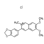 CAS#: 87922-33-6, 3-(1,3-Benzodioxol-5-yl)-6,7-dimethoxy-2-methylisoquinolinium chloride
