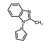 CAS 登录号：87948-02-5， 2-甲基-1-(1H-吡咯-1-基)-1H-苯并咪唑