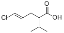 CAS 登录号：87953-16-0， (4E)-5-氯-2-(1-甲基乙基)-4-戊烯酸