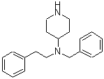 CAS 登录号：879619-76-8， N-苄基-N-(2-苯基乙基)-4-哌啶胺