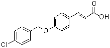 CAS#: 879642-82-7, (2E)-3-{4-[(4-Chlorobenzyl)oxy]phenyl}acrylic acid