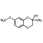 CAS 登录号：881027-29-8， 7-甲氧基-2-甲基-2,3-二氢-1,4-苯并二氧杂环己-2-醇