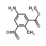 CAS 登录号：88132-48-3， 甲基5-氨基-2-甲基-3-硝基苯甲酸酯
